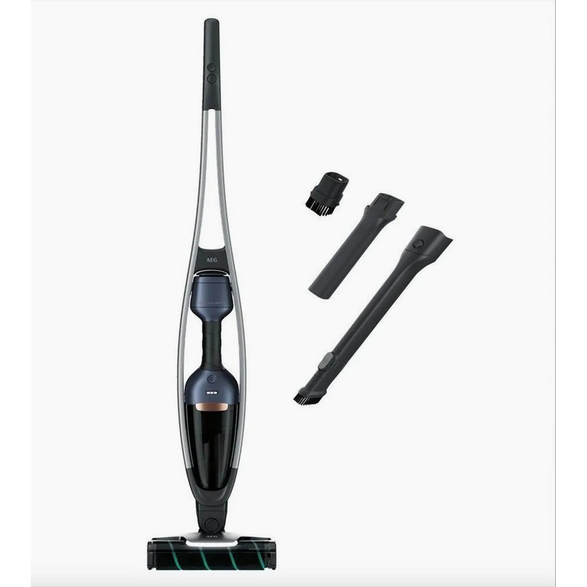 AEG QX9-1-P5IB Akku-Handstaubsauger, starke Saugkraft, 2in1 Funktion, innovative Ladestation