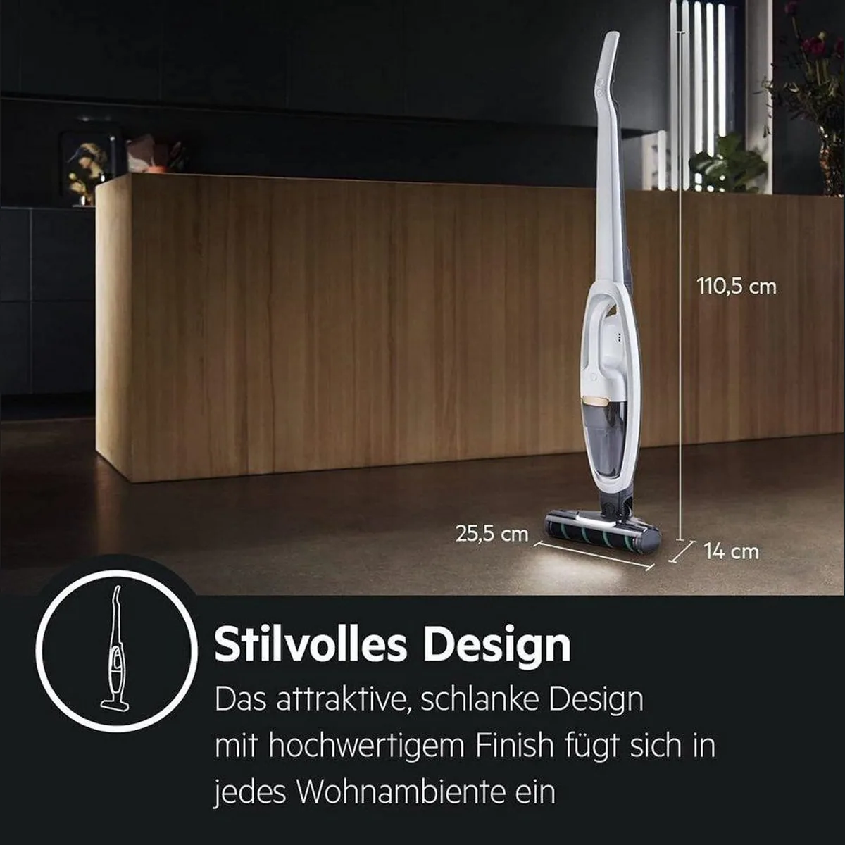 AEG QX8-2-PALR Akku-Hand-und Stielstaubsauger, 2in1 Design, starke Saugleistung, ergonomisches Design 2