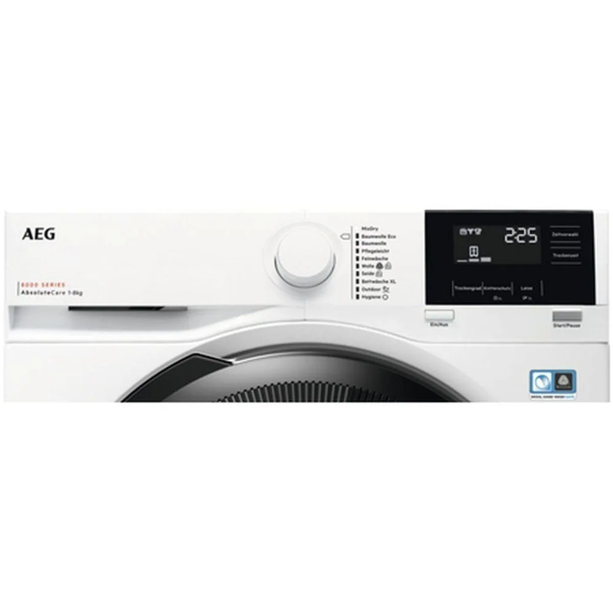 AEG TR8T60680 Wärmepumpentrockner, 8 kg Füllmenge, Hygiene-Programm, AbsoluteCare 2