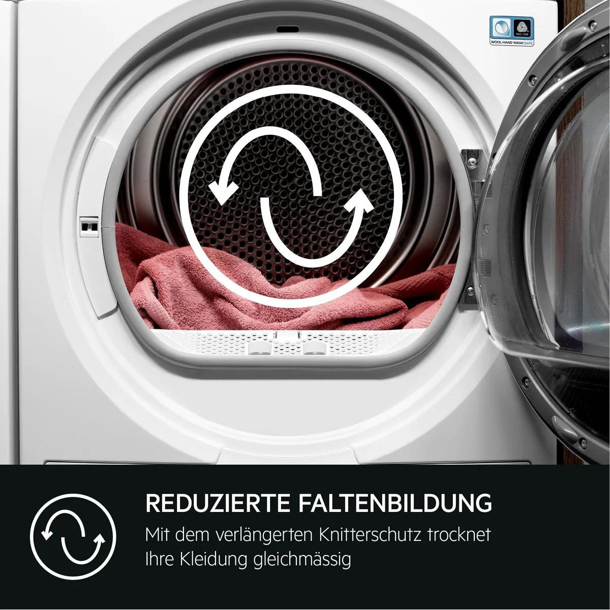 AEG TR7T60680 Wärmepumpentrockner, energieeffizient, 8 kg Fassungsvermögen, ProSense Technologie 4