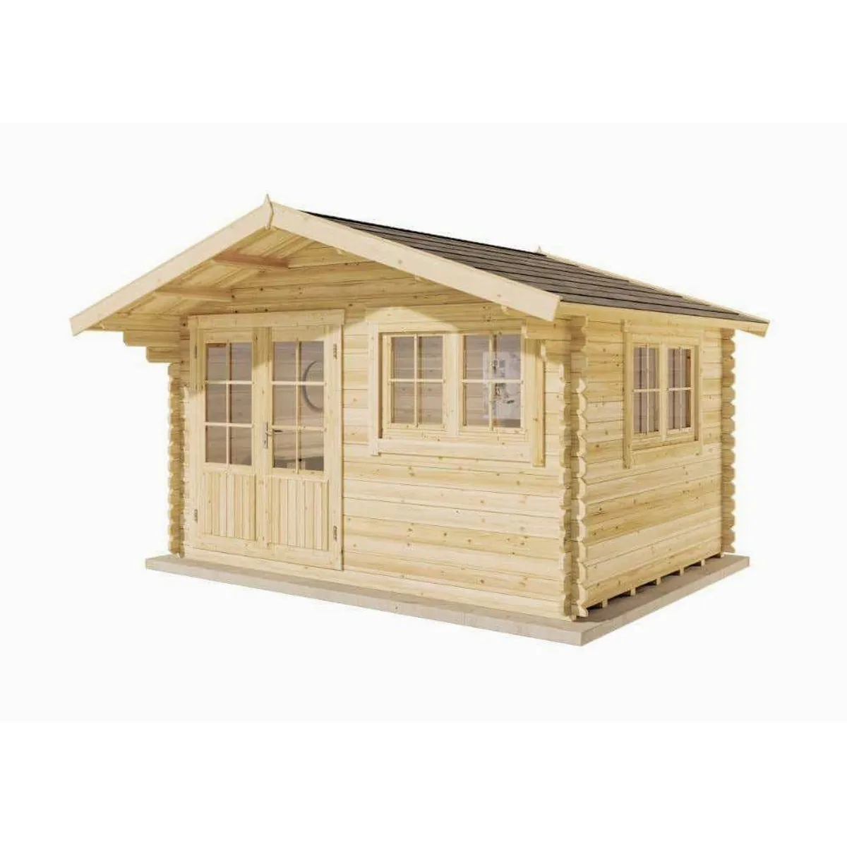 Alpholz Gartenhaus Gabriel-34, 34 mm Wände, großzügiger Raum — 10,07 m² Grundfläche 3