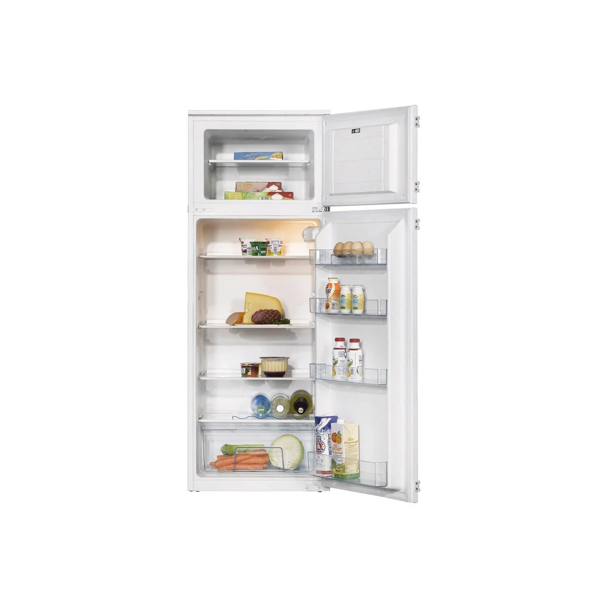 Amica EKGC16166 Einbaukühlgefrierkombination, A+++ Energieeffizienz, Sicherheitsglas, 144 cm hoch 3