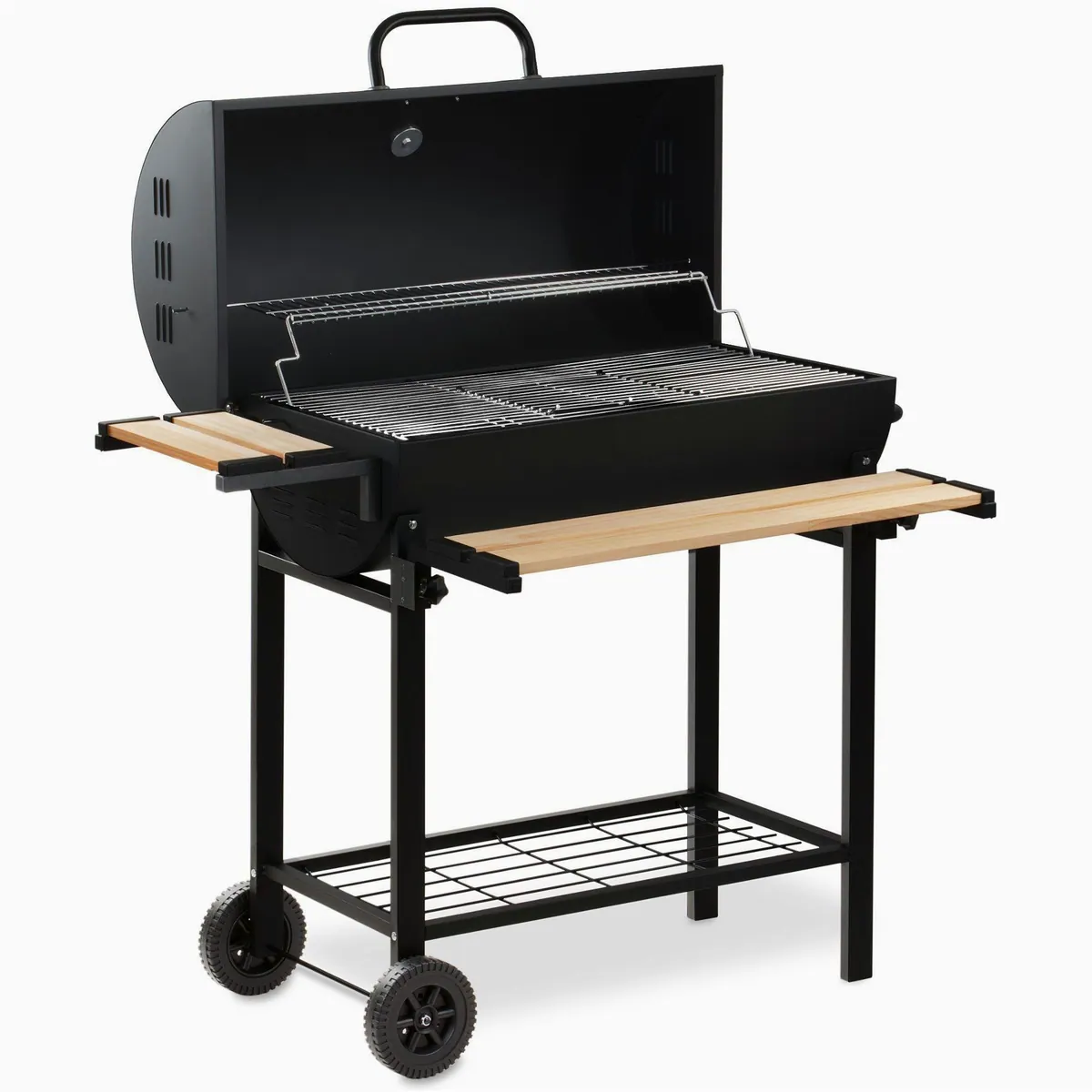 BBQ-Toro Holzkohlegrill Grillwagen, vielseitig und fahrbar, inkl. Thermometer 5
