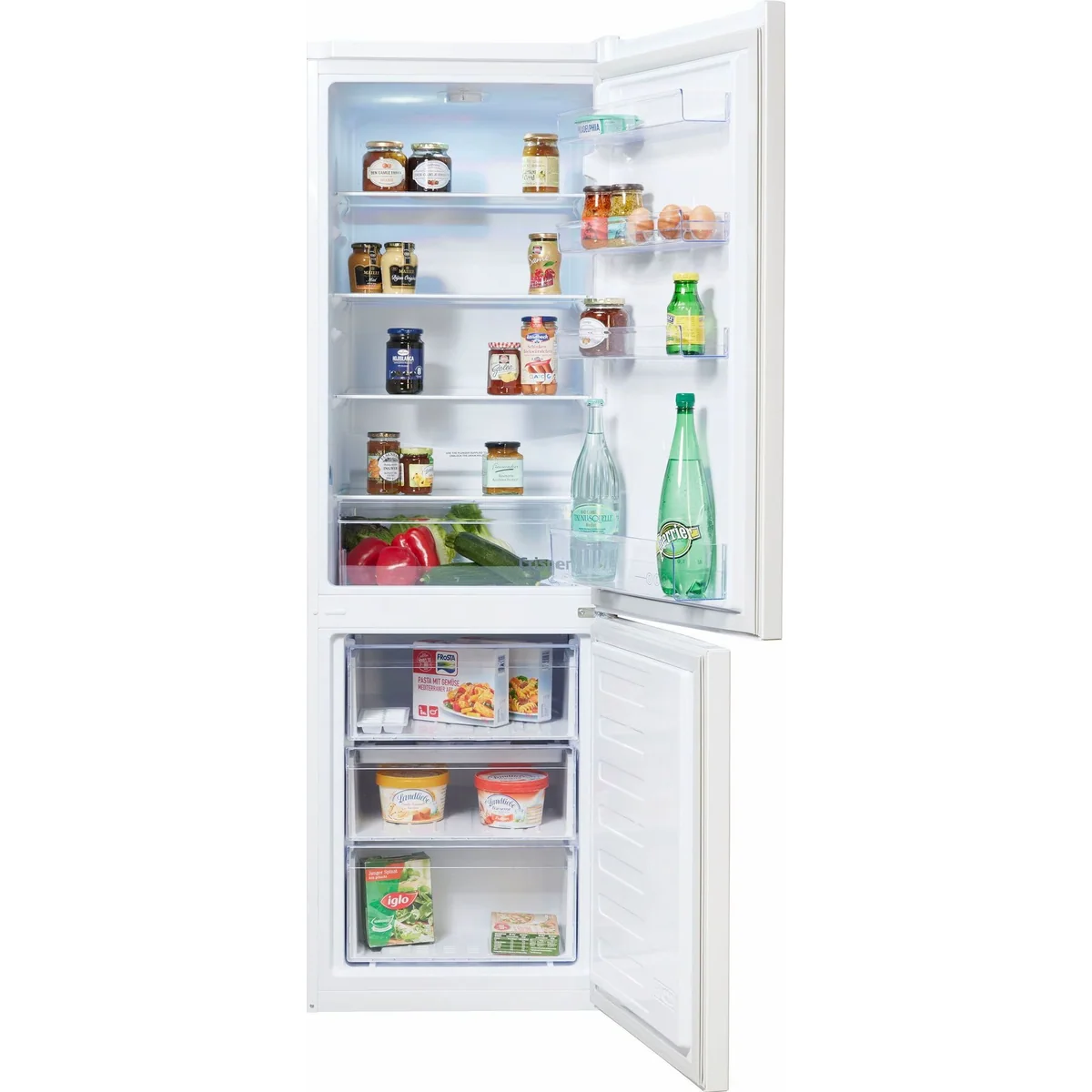 BEKO RCSA270K30WN Kühl-/Gefrierkombination, 4-Sterne-Gefrierfach, Abtauautomatik, wechselbarer Türanschlag 2
