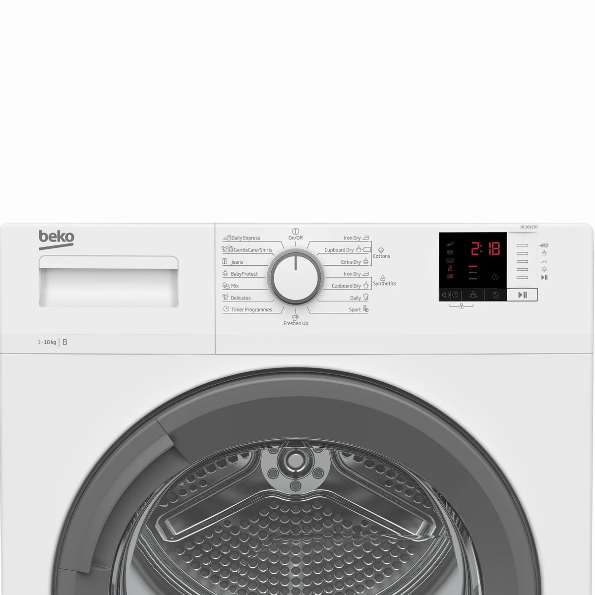 BEKO Kondenstrockner DC 101230, 10 kg, multifunktional, einfache Bedienung, hochwertige Trommel 5