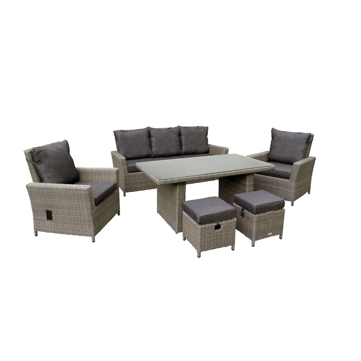 bellavista - Home&Garden Lounge Asti, 19-teiliges Set, stufenlos verstellbare Rückenlehnen 3