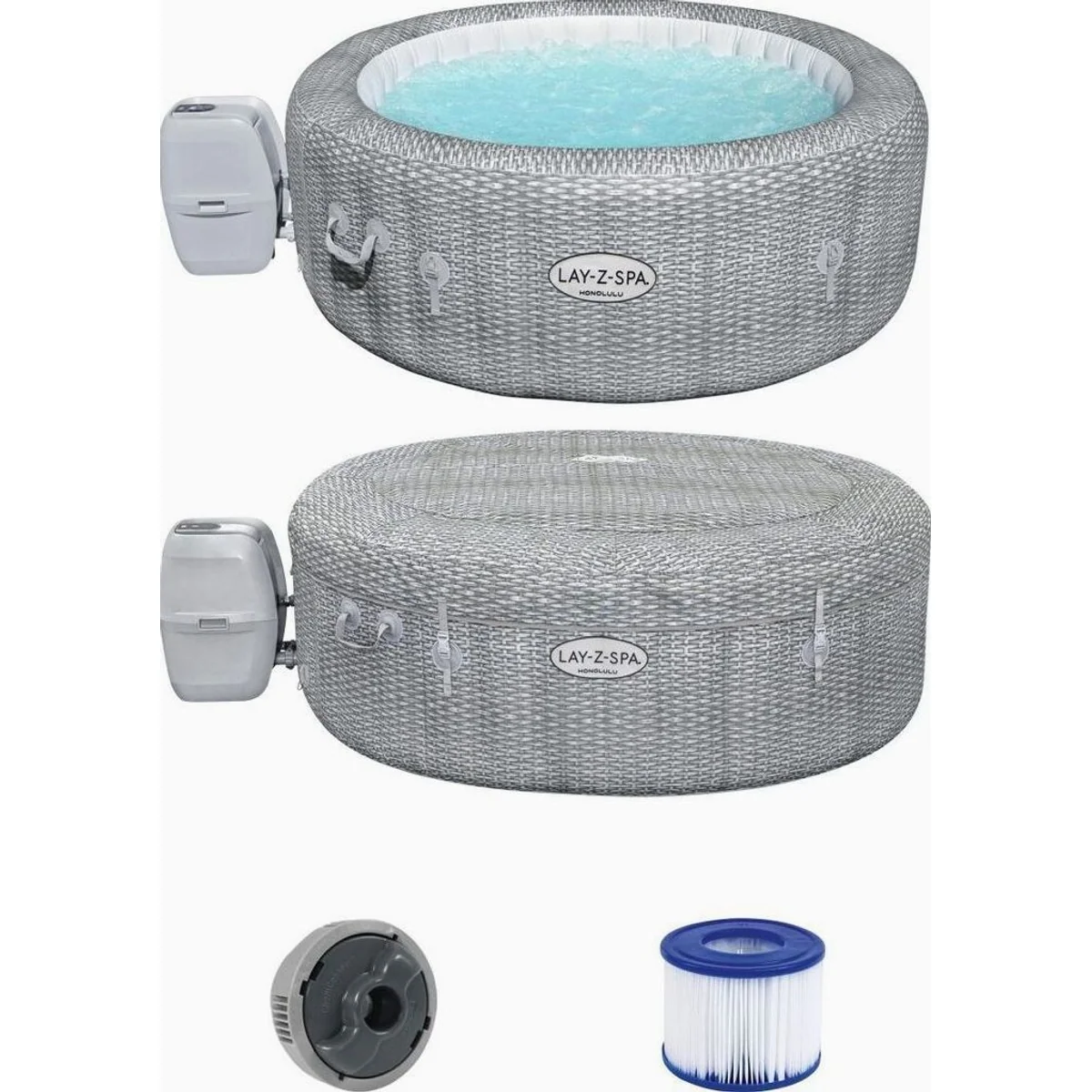 Bestway Lay-Z-Spa Honolulu AirJet, 6 Personen, DuraPlus Material 4