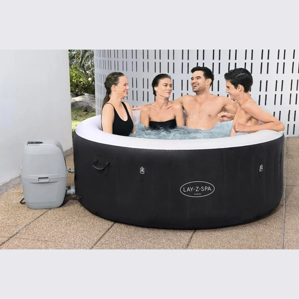 Bestway Lay-Z-Spa Miami AirJet, 180x66 cm, multifunktionale Pumpe 2