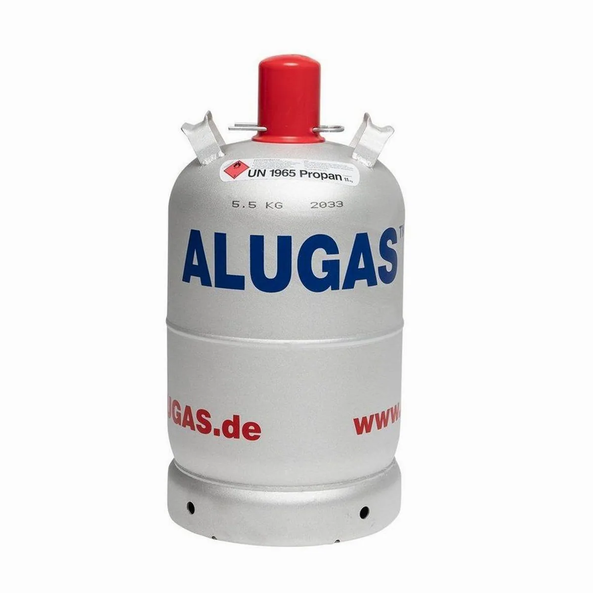 BlueCraft Alu Propangasflasche 11kg, leicht, hohe Verdampfungsleistung, langlebig 2