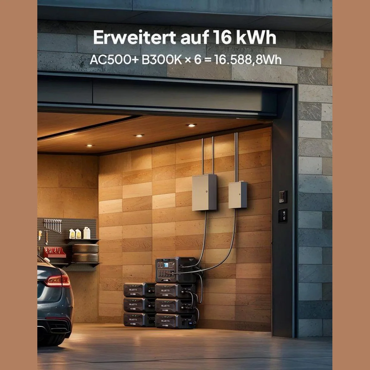 BLUETTI B300K Erweiterungsakku, 2764.8Wh, hohe Kompatibilität, schnelles Aufladen 5