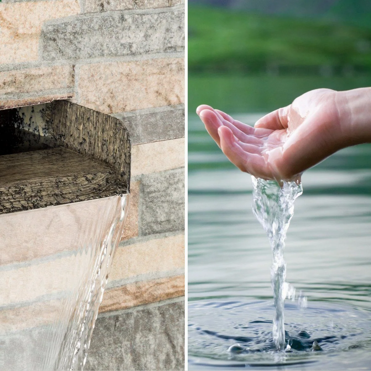 blumfeldt Watergate Gartenbrunnen, 50 cm Breite, witterungsbeständig, LED-Beleuchtung 4