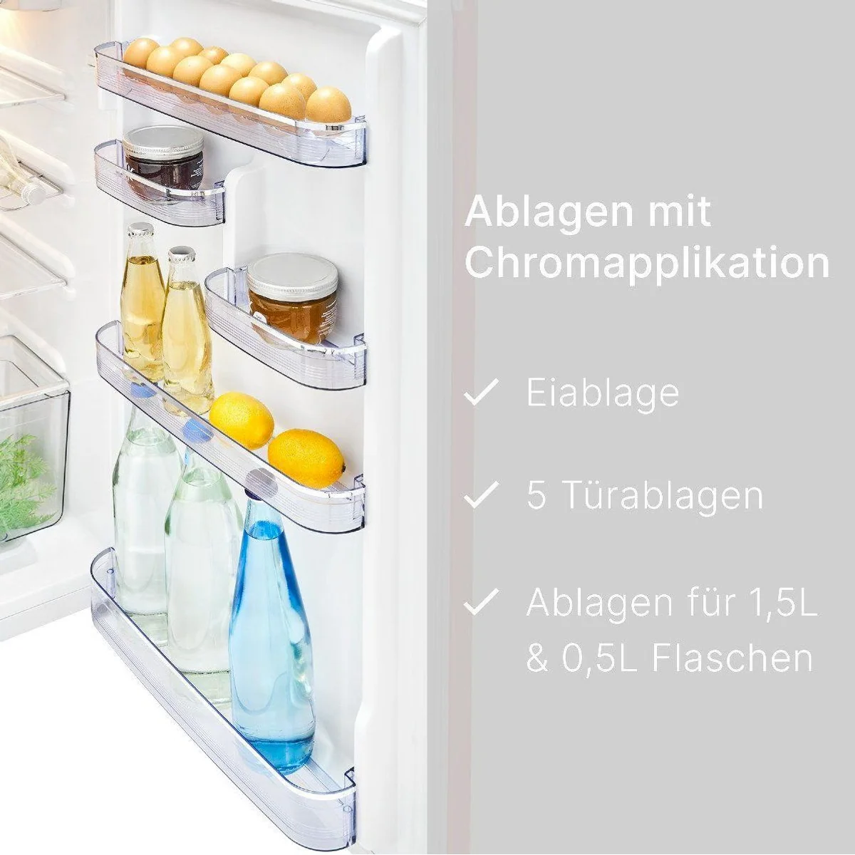 BOMANN DTR 353.1 Kühl-/Gefrierkombination, 208L Nutzinhalt, Retro-Design 5
