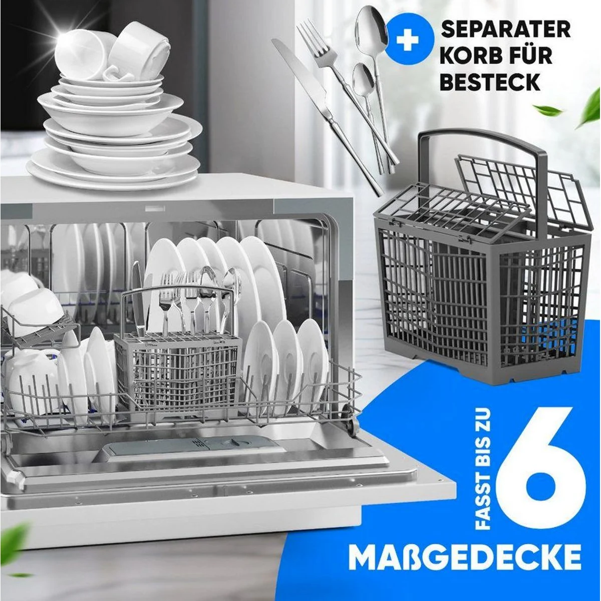 BOMANN TSG 7405 Tischgeschirrspüler, kompakt, 5 Programme, energieeffizient 3