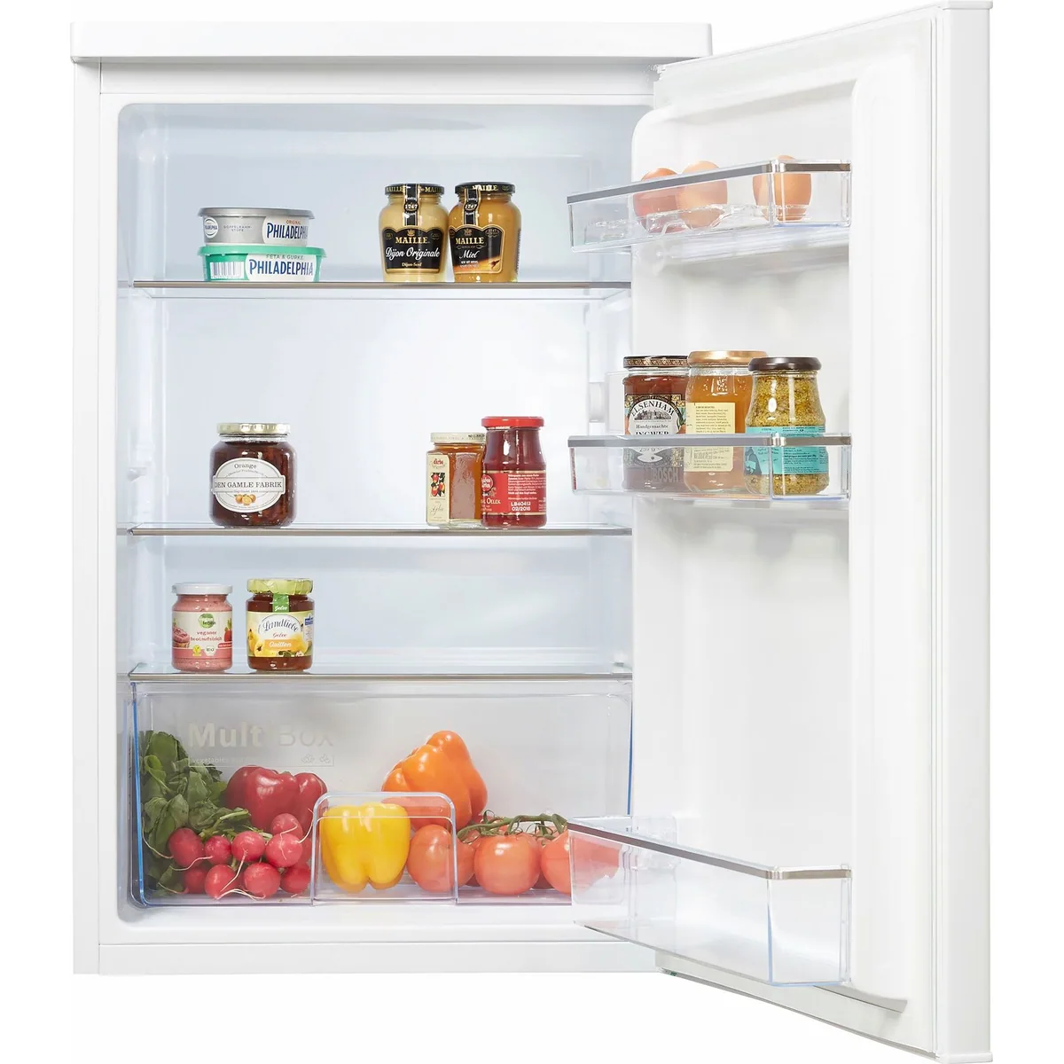 BOSCH KTR15NWFA Kühlschrank, 85 cm hoch, 136 l Kühlvolumen, LED-Beleuchtung Dieses Produkt der Marke BOSCH wird von uns als unabhängigem Händler 2
