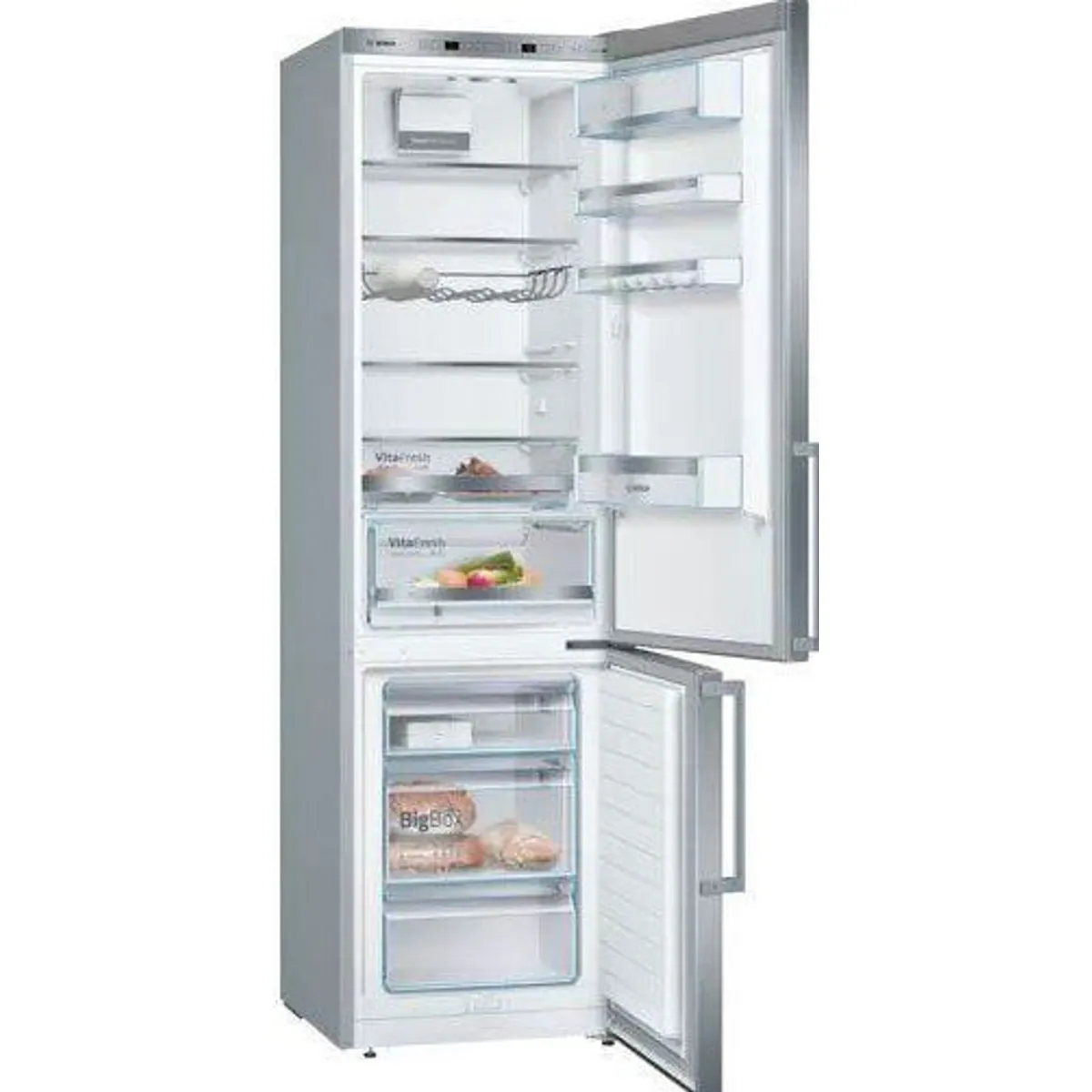 BOSCH KGE398IBP Kühl-/Gefrierkombination, LowFrost, vitaFresh, Supergefrierfunktion Dieses Produkt der Marke BOSCH wird von uns als unabhängigem 2