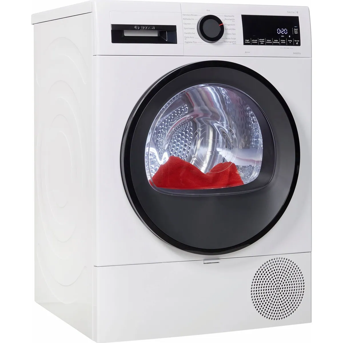 BOSCH WQG233D40 Wärmepumpentrockner, A+++, 8 kg, AutoDry, Easy Clean Filter Dieses Produkt der Marke BOSCH wird von uns als unabhängigem Händler