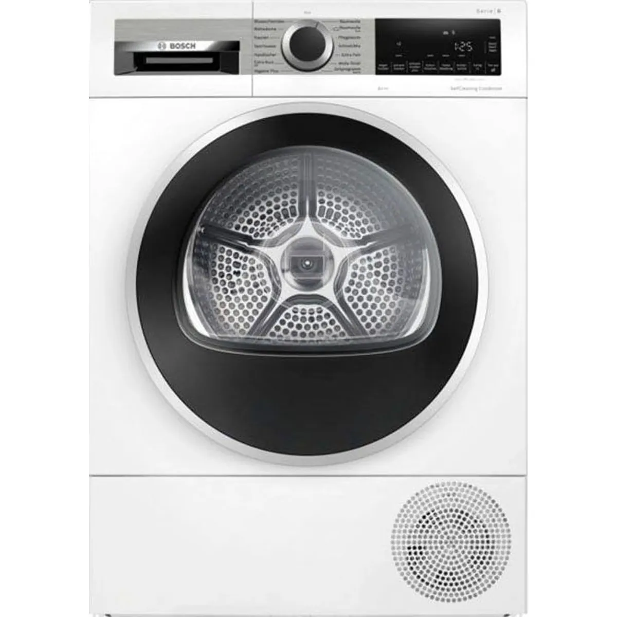 BOSCH WQG235D00 Wärmepumpentrockner, selbstreinigender Kondensator, Knitterschutz, 8 kg Fassungsvermögen Dieses Produkt der Marke BOSCH wird von uns 3