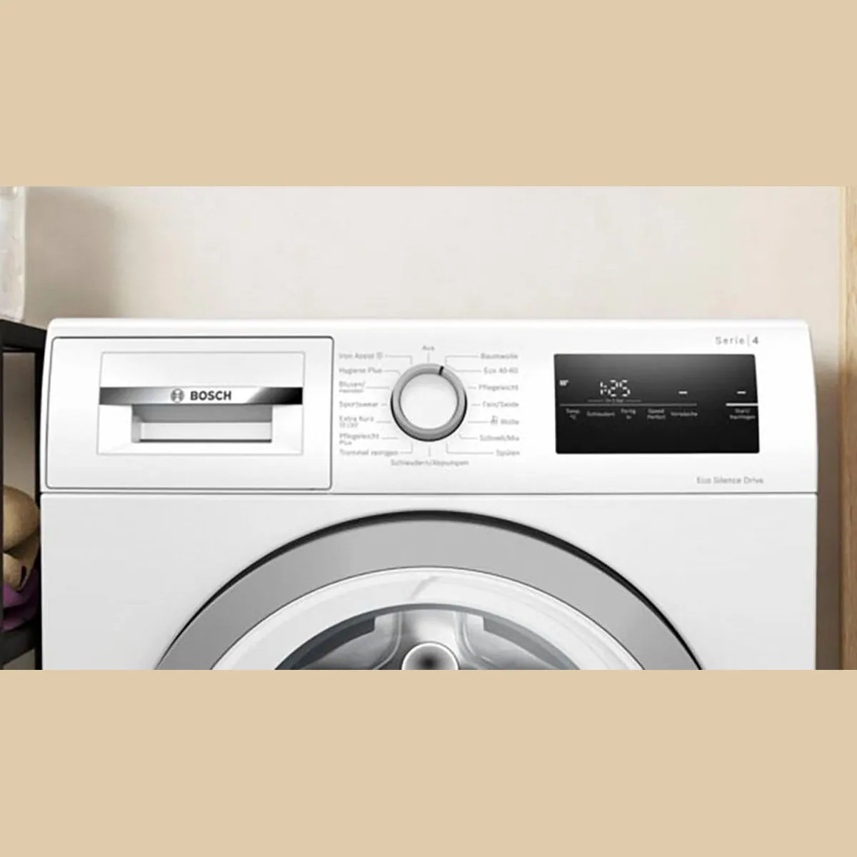BOSCH WAN28127 Waschmaschine, 8 kg, 1400 U/min, Dampffunktion, Nachlegefunktion Dieses Produkt der Marke BOSCH wird von uns als unabhängigem Händler 2