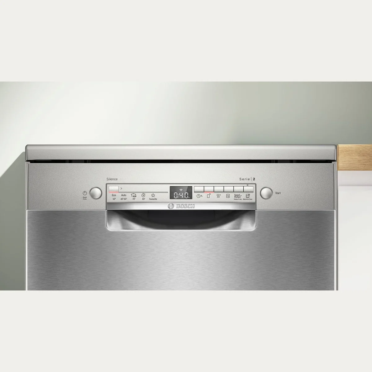 BOSCH Standgeschirrspüler SMS2HVI02E, 14 Maßgedecke, Intensiv 70-Programm, Besteckschublade Dieses Produkt der Marke BOSCH wird von uns als 4