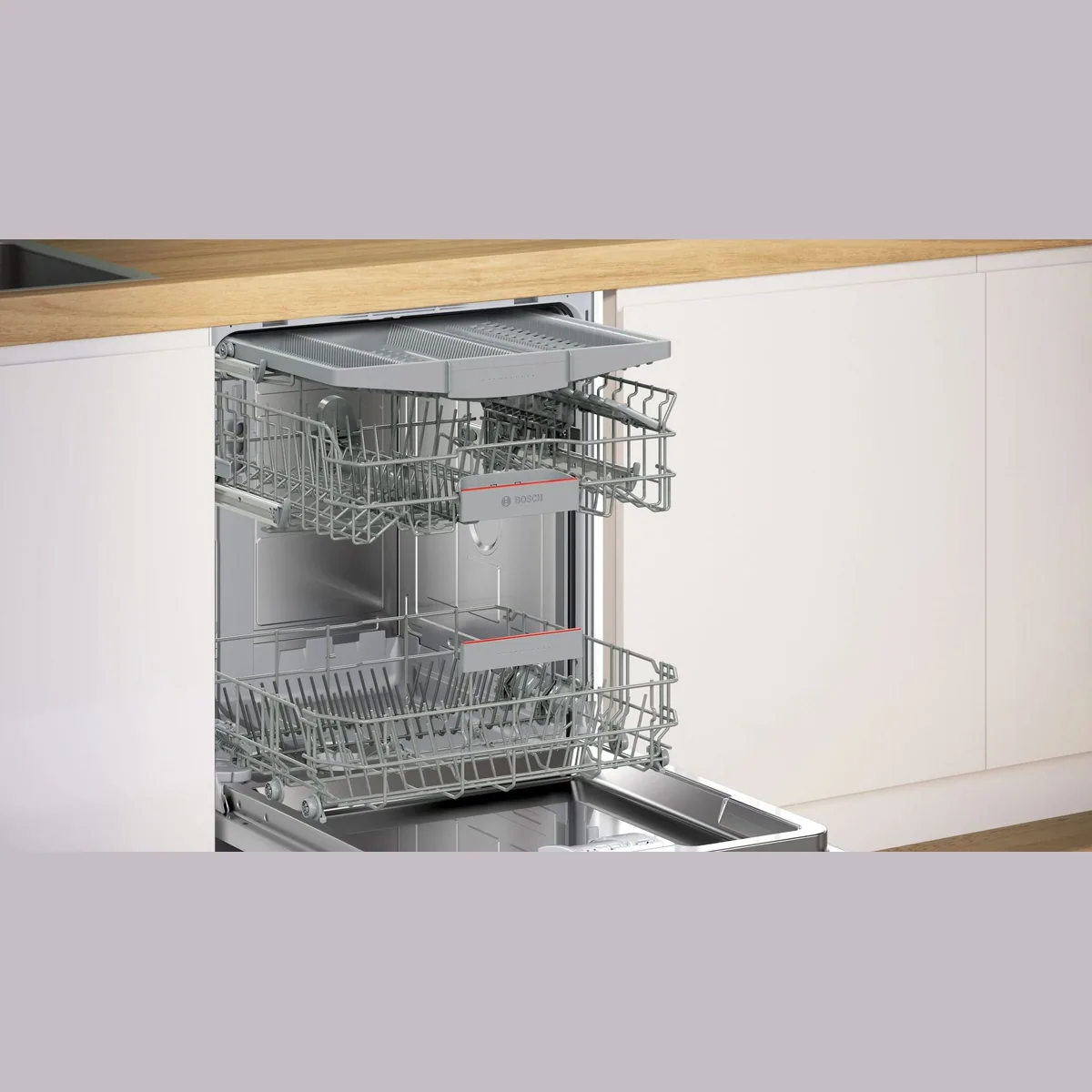 BOSCH SMV4EVX09E Geschirrspüler, automatische Türöffnung, flexibles Korbsystem, 14 Maßgedecke Dieses Produkt der Marke BOSCH wird von uns als 4
