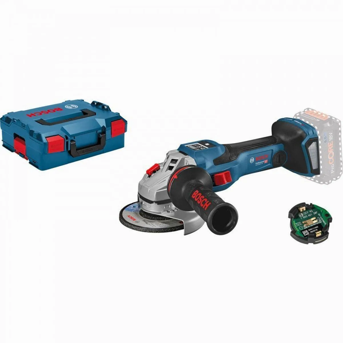 Bosch BITURBO GWS 18V-15 SC, kabellose Leistung, kompakt & leistungsstark Dieses Produkt der Marke BOSCH wird von uns als unabhängigem Händler 2