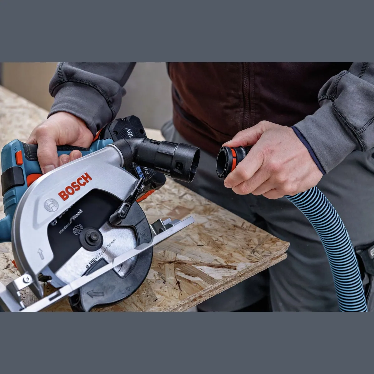 BOSCH GKS 18V-57-2 L Akku-Handkreissäge, kompakt, leistungsstark, kabellos Dieses Produkt der Marke BOSCH wird von uns als unabhängigem Händler 3