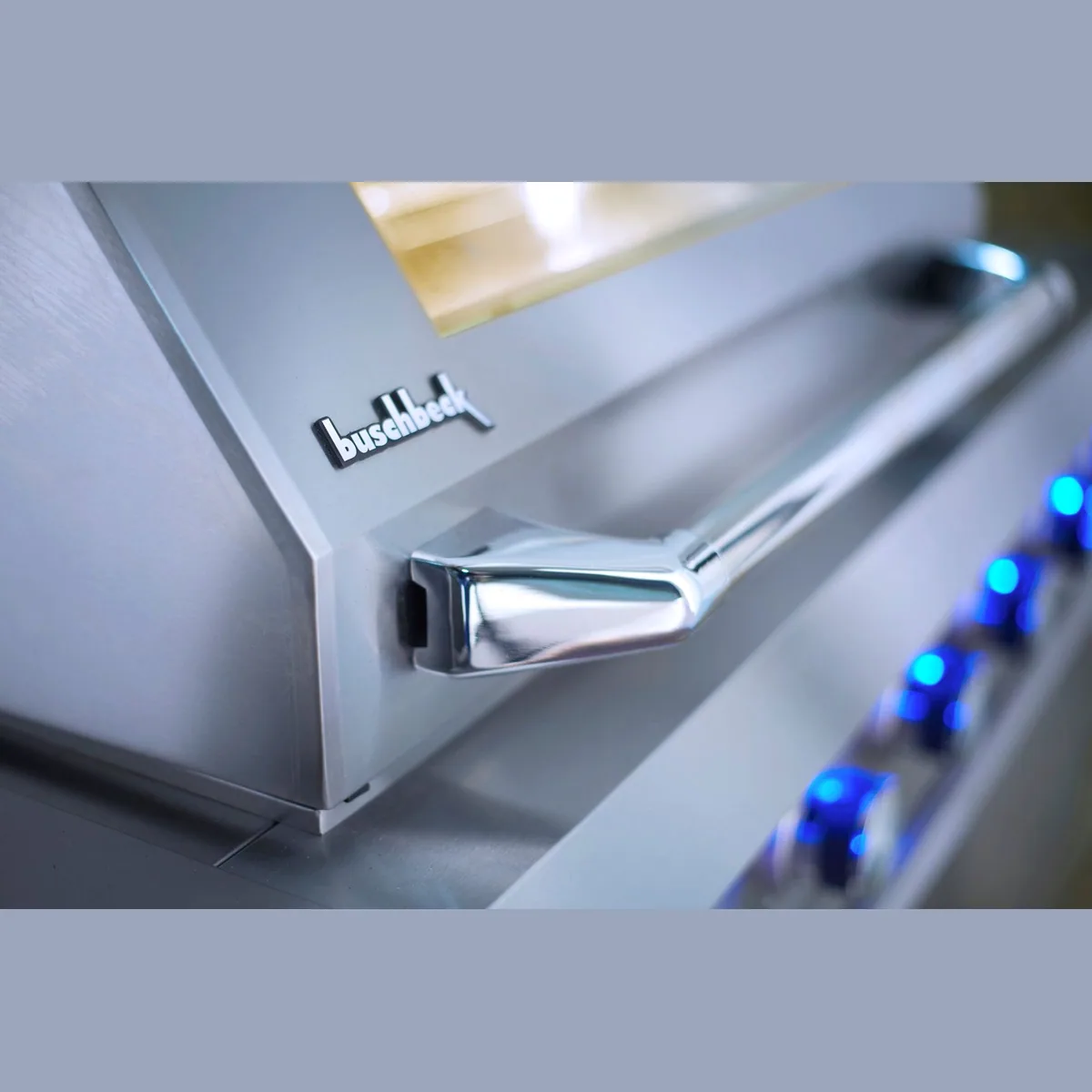 Buschbeck Oxford Gasgrill, 4 Edelstahlbrenner, integriertes Spülbecken, Kühlschrank 5