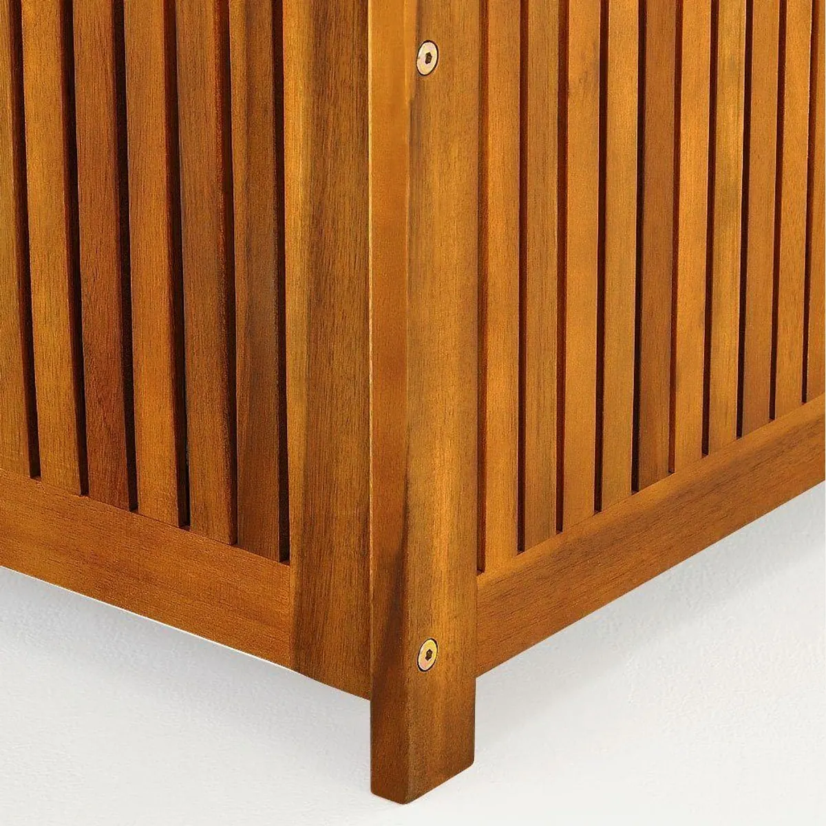 Casaria Auflagenbox, geräumig, mit Innenplane, aus Akazienholz 3