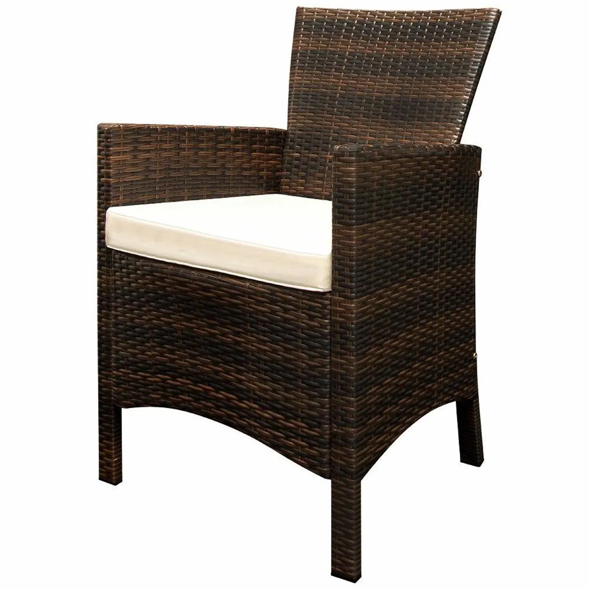 Casaria Palermo Sitzgruppe, Akazienholz Tisch, 8 Stühle mit 7cm Auflagen 2