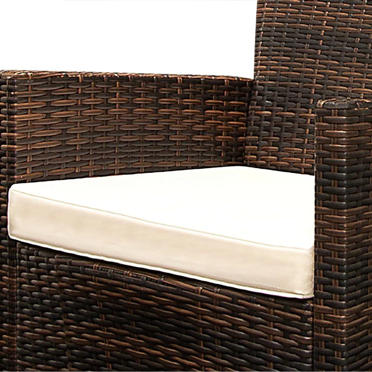 Casaria Palermo Sitzgruppe, Akazienholz Tisch, 8 Stühle mit 7cm Auflagen 3