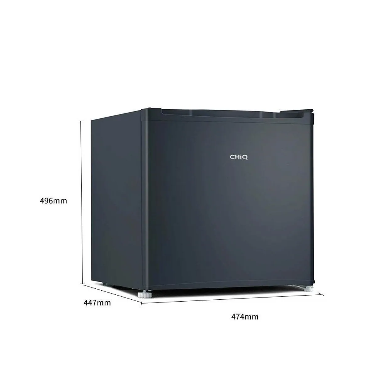 CHiQ CSD46D4 Mini Kühlschrank, 46L, sehr leise 35dB, 12 Jahre Kompressor-Garantie 4