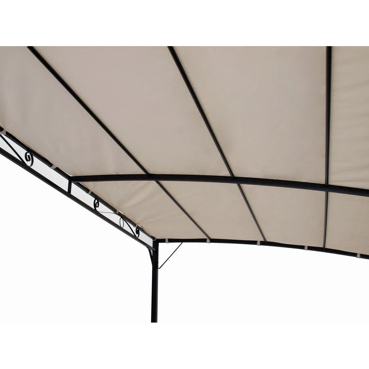 DEGAMO Anbaupavillon MANTOVA, wasserdicht, stabil, elegantes Design — 3 x 2,5 Meter 4
