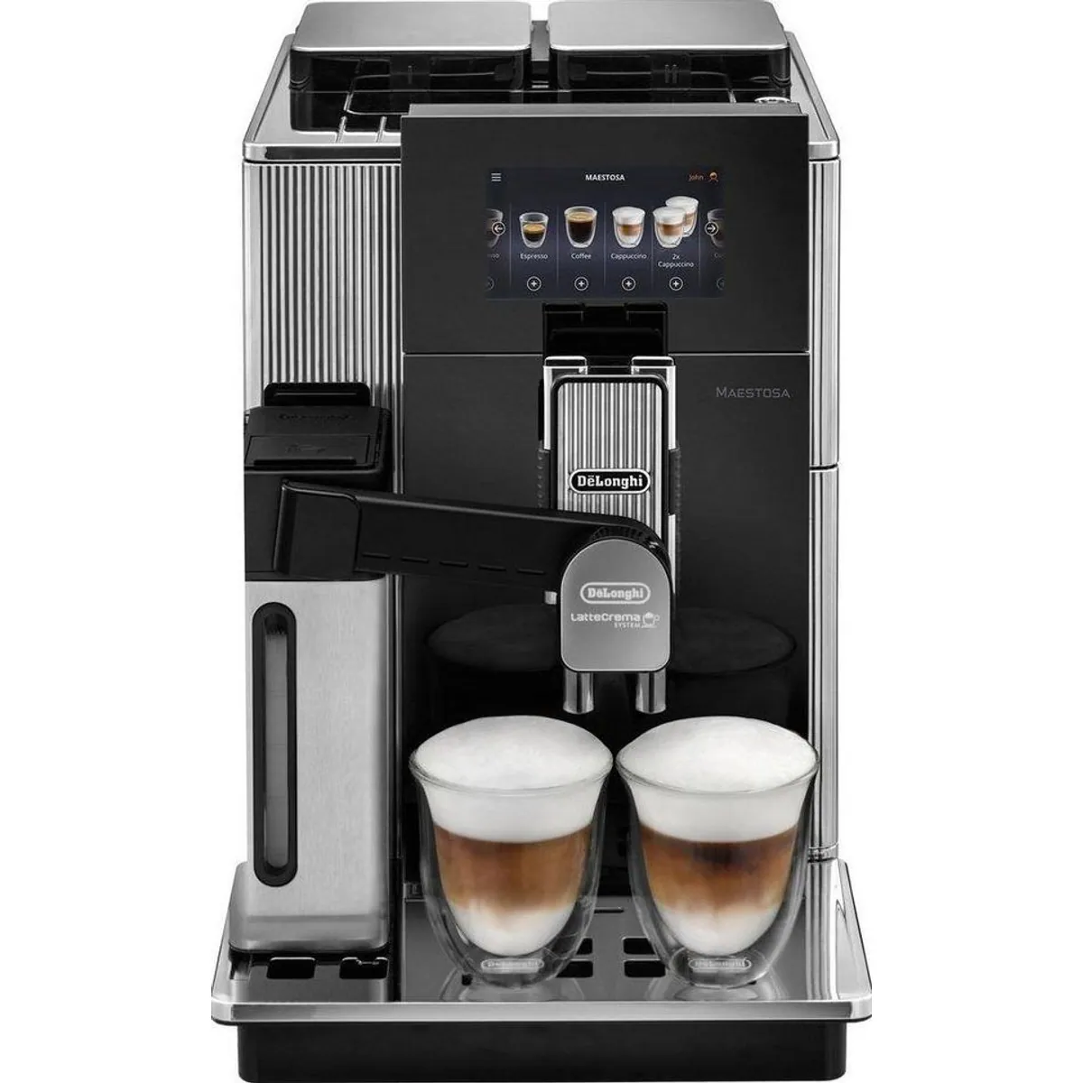 De'Longhi Maestosa EPAM960.75.GLM, 2 Bohnenbehälter, 22 Kaffeespezialitäten — modernes Design, einfache Bedienung, individuelle Anpassung 4