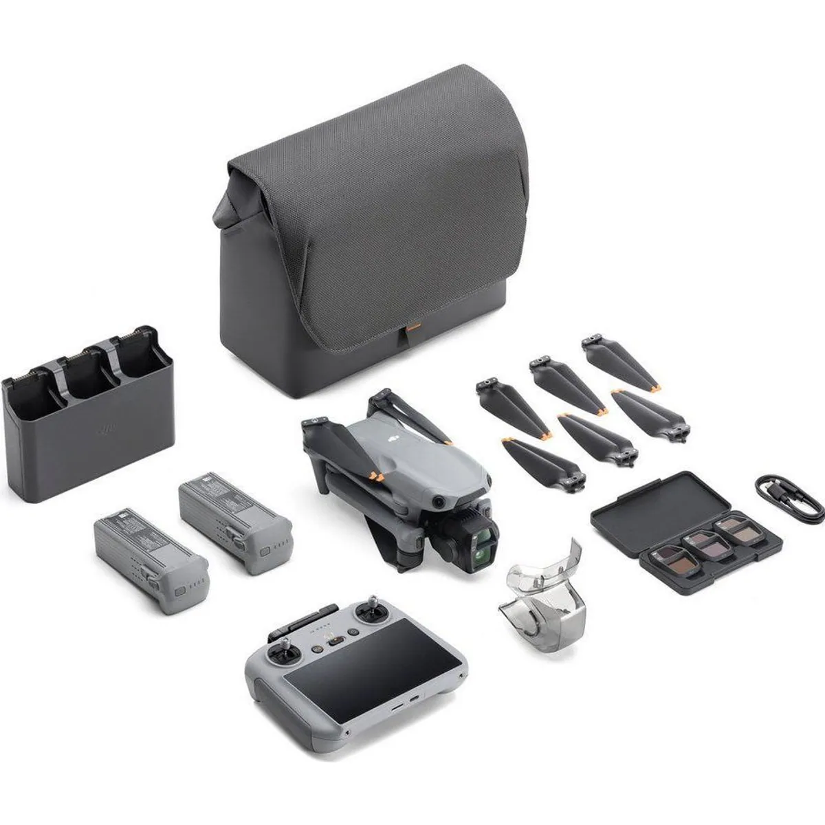 DJI Air 3S Fly More Combo, 4K Ultra HD, 1 Zoll CMOS-Kamera, 3 Akkus 2