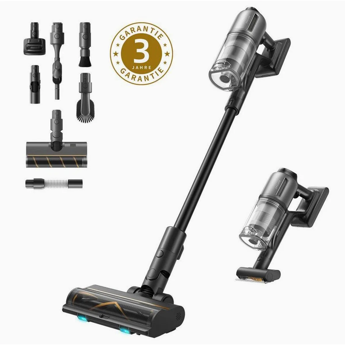 Dreame Z30 Akku-Hand- und Stielstaubsauger, hohe Saugleistung, lange Laufzeit, automatischer Modus