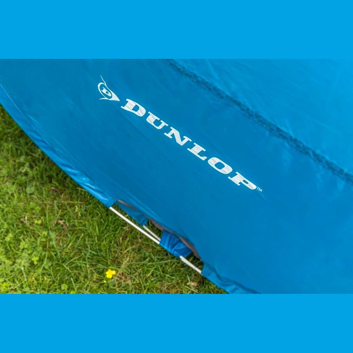 Dunlop Pop-up Zelt für 2 Personen, schnell aufbaubar, blau/grau — 255 x 155 x 95 cm 5