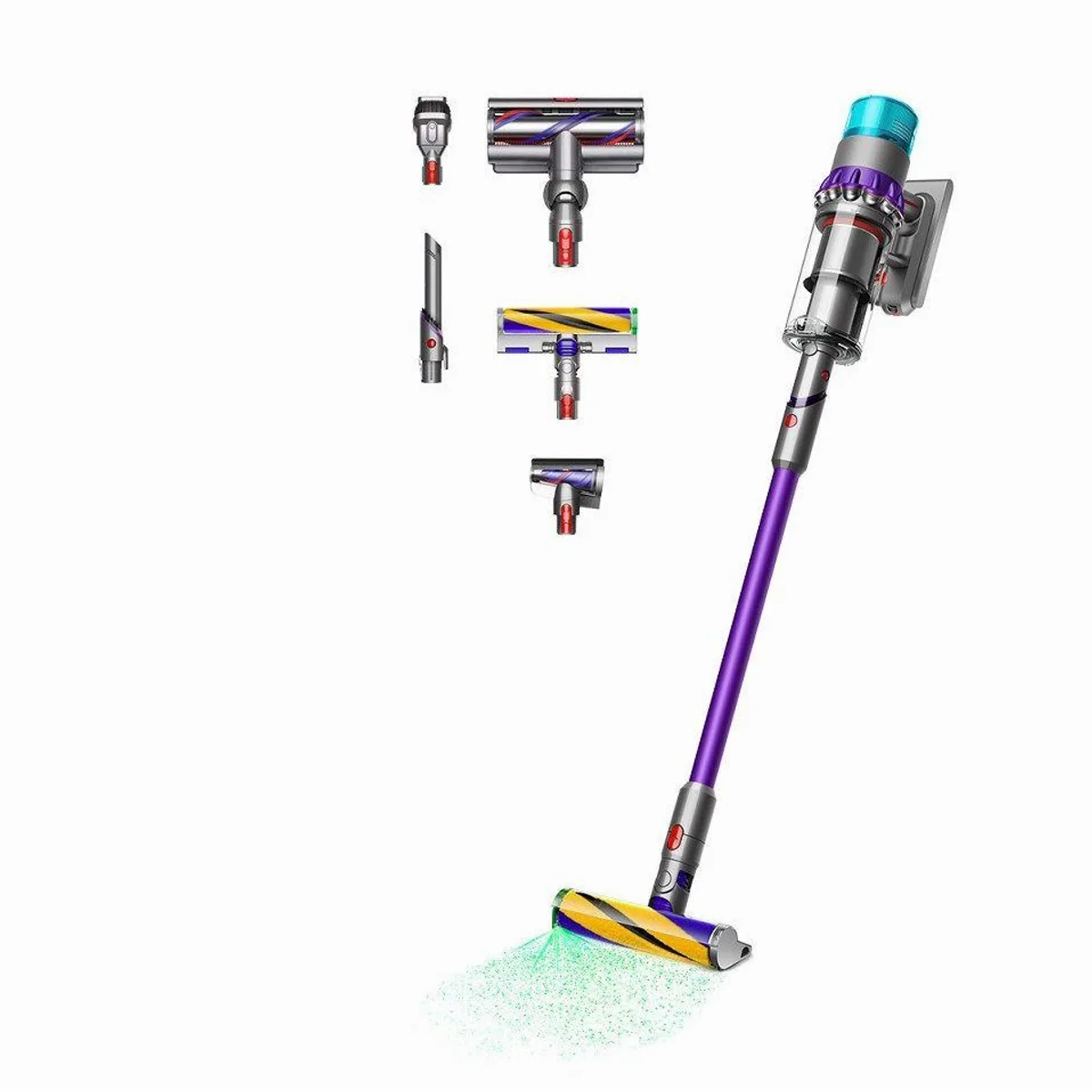 DYSON Gen5detect Absolute Akku-Staubsauger, 70 Min Laufzeit, HEPA-Filter, Stauberkennung Dieses Produkt der Marke DYSON wird von uns als unabhängigem