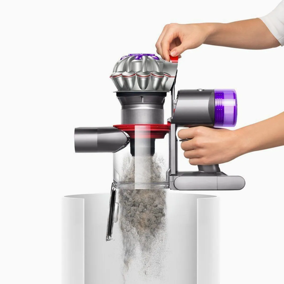 DYSON V8 Akku-Hand- und Stielstaubsauger, 425 W, Beutellos, hygienische Behälterentleerung Dieses Produkt der Marke DYSON wird von uns als 5