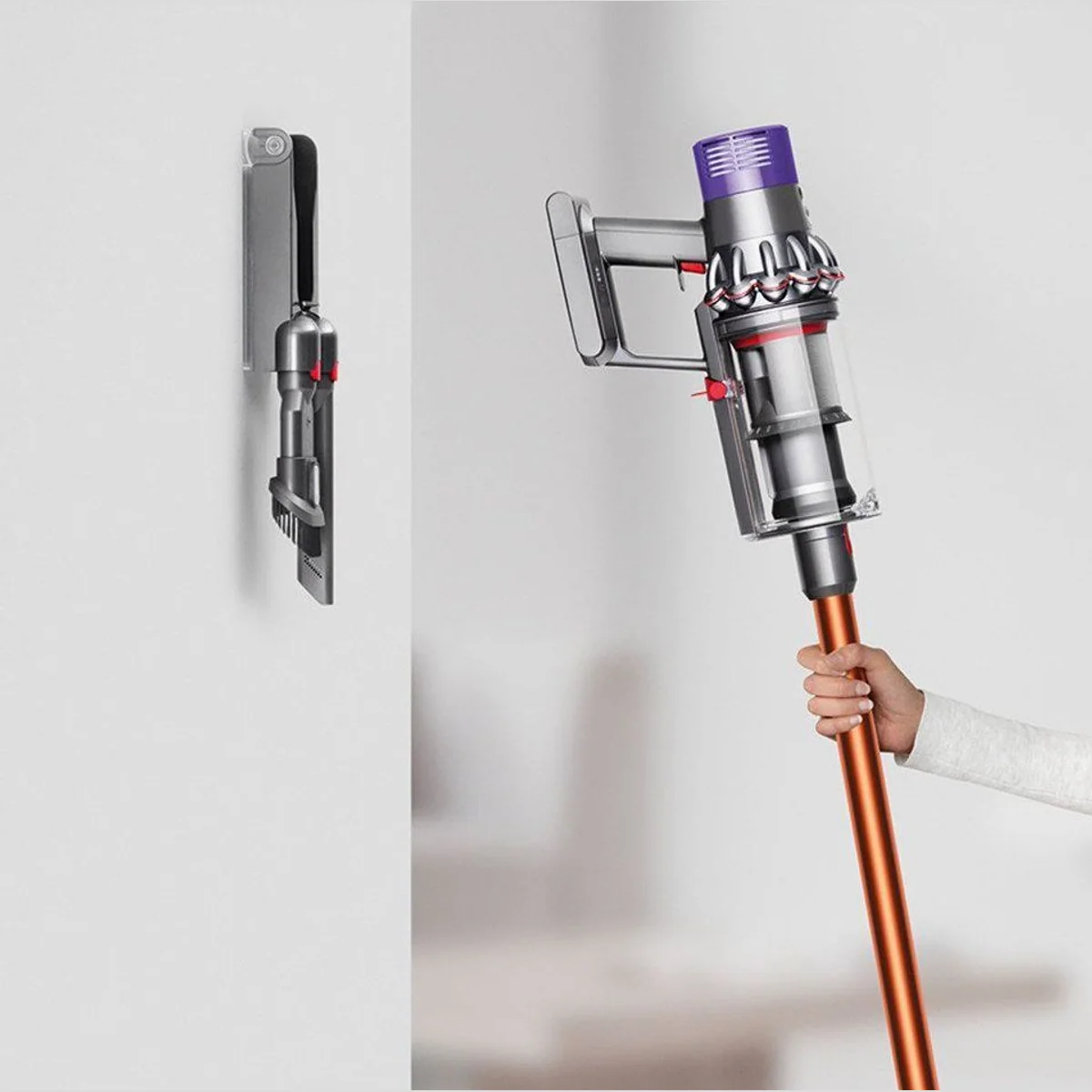 DYSON V10 Absolute Akku-Staubsauger, starke Saugleistung, lange Laufzeit, beutellos Dieses Produkt der Marke DYSON wird von uns als unabhängigem 2