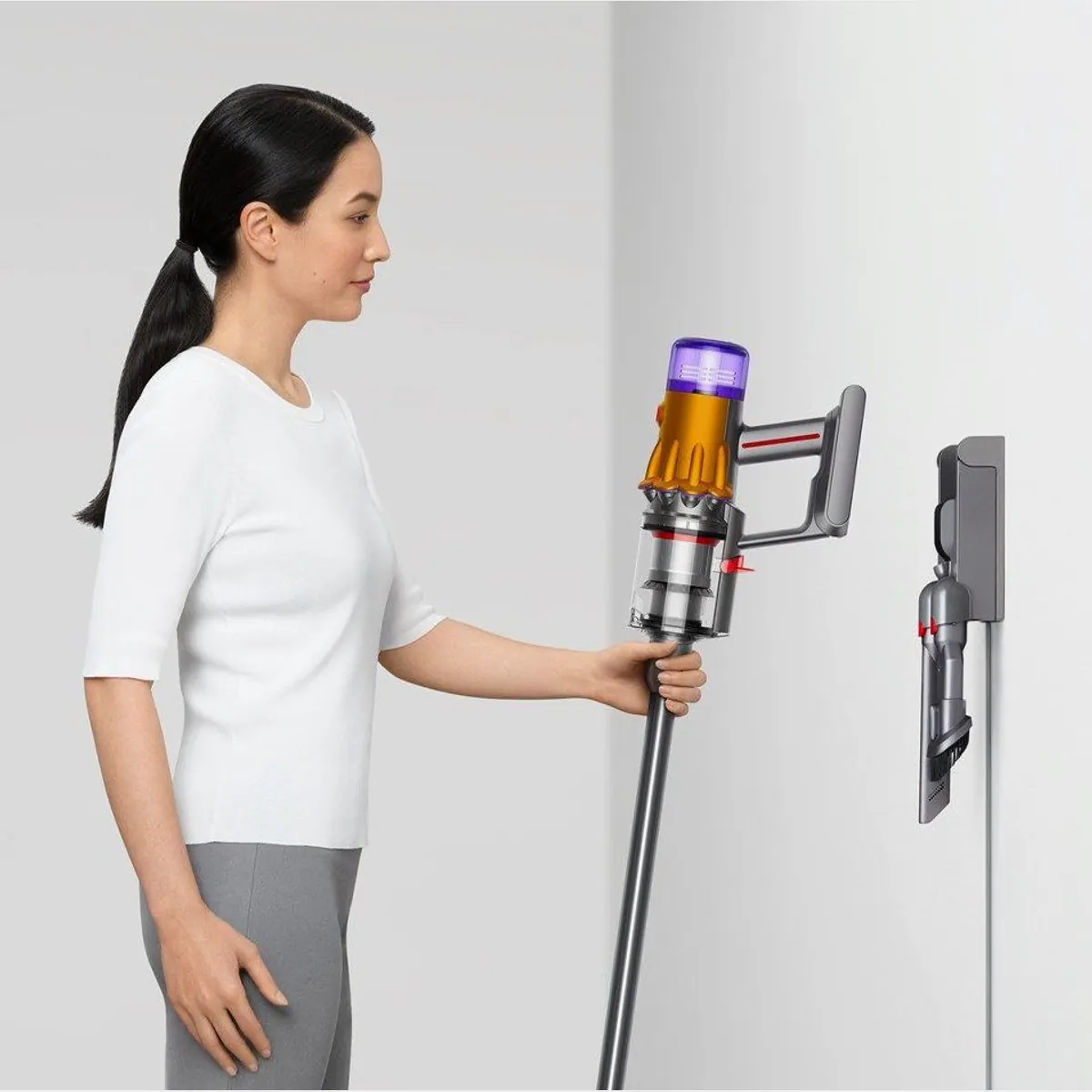 Dyson V12 Detect Slim Absolute, Laser Staubsichtbarkeit, Motorbar Elektrobürste Dieses Produkt der Marke DYSON wird von uns als unabhängigem Händler 3