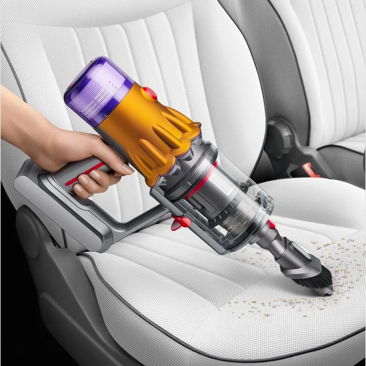 Dyson V12 Detect Slim Absolute, Laser Staubsichtbarkeit, Motorbar Elektrobürste Dieses Produkt der Marke DYSON wird von uns als unabhängigem Händler 4