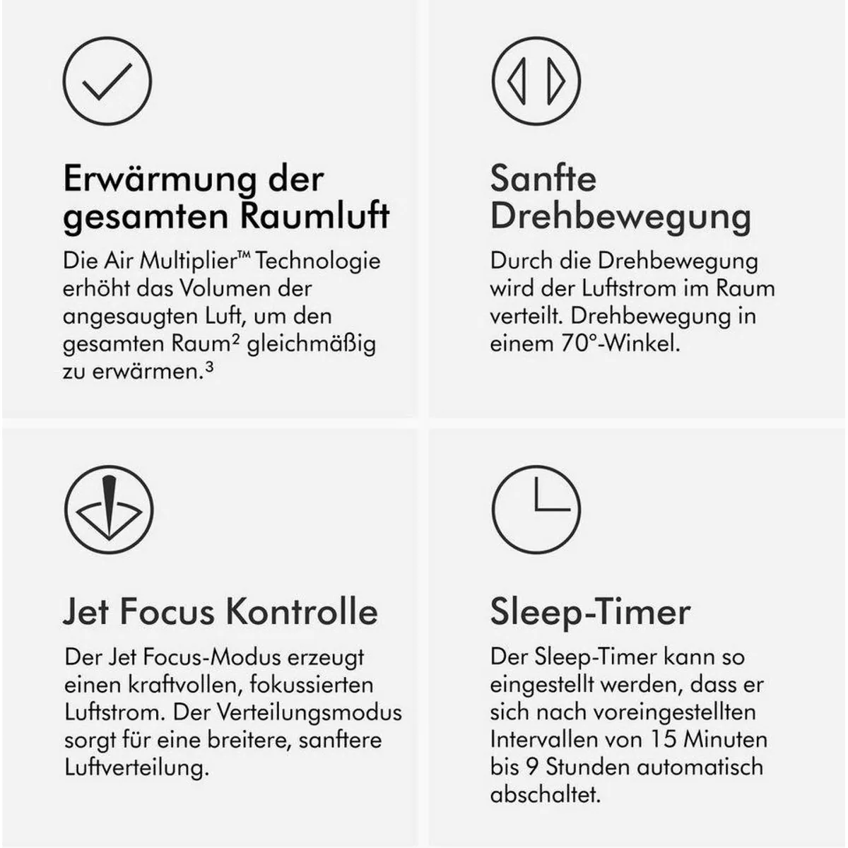 DYSON AM09 Hot+Cool Heizlüfter & Ventilator, 2-in-1, Jet Focus Technologie Dieses Produkt der Marke DYSON wird von uns als unabhängigem Händler 5