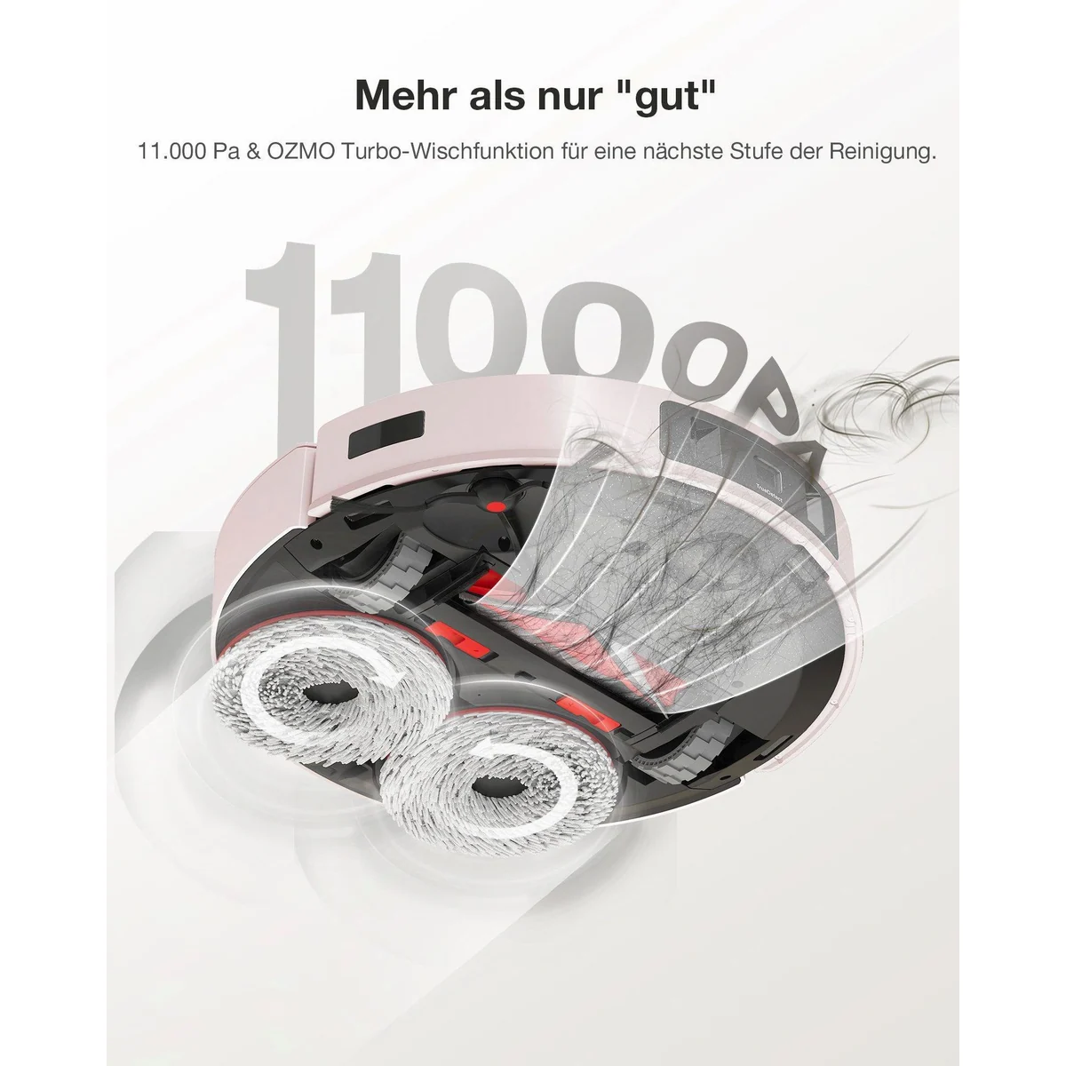 ECOVACS DEEBOT T30 PRO OMNI, starke Saugleistung, innovative Mopptechnologie, automatische Moppreinigung 2