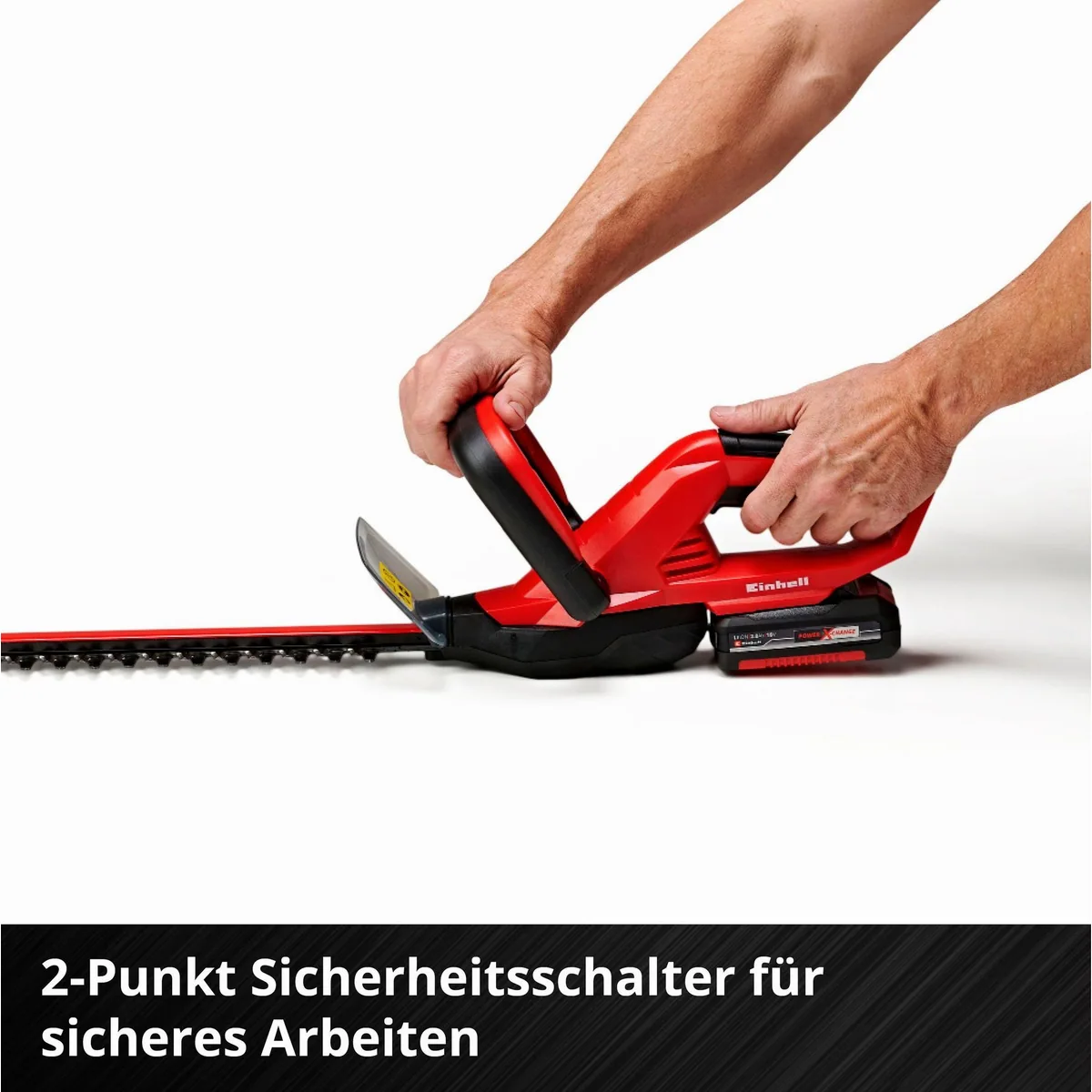 Einhell GC-CH 1846 Li Kit Akku-Heckenschere, 46 cm Schnittlänge, Akku 18V/2,0 Ah 3