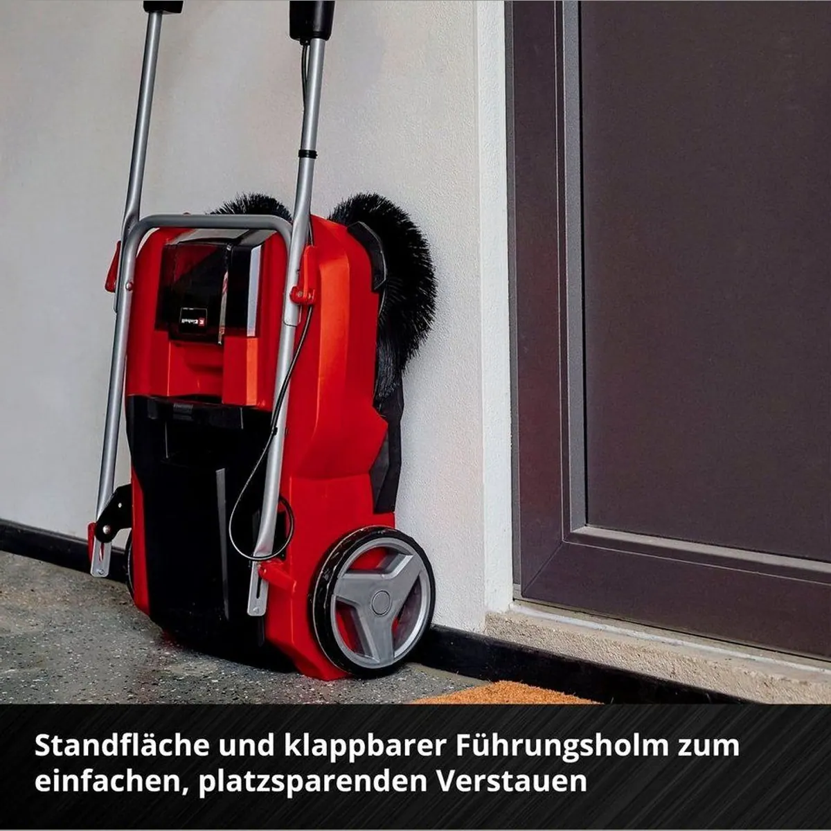 Einhell TE-SW 18/610 Li-Solo Akku-Kehrmaschine, 61 cm Arbeitsbreite, 20 l Schmutzbehälter 4