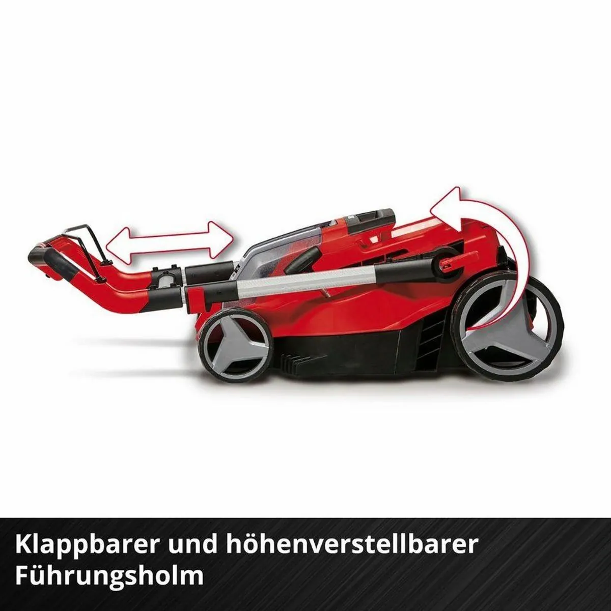 Einhell GP-CM 36/450 Akkurasenmäher, 38 cm Schnittbreite, 2 x 4 Ah Akkus, Twincharger 5