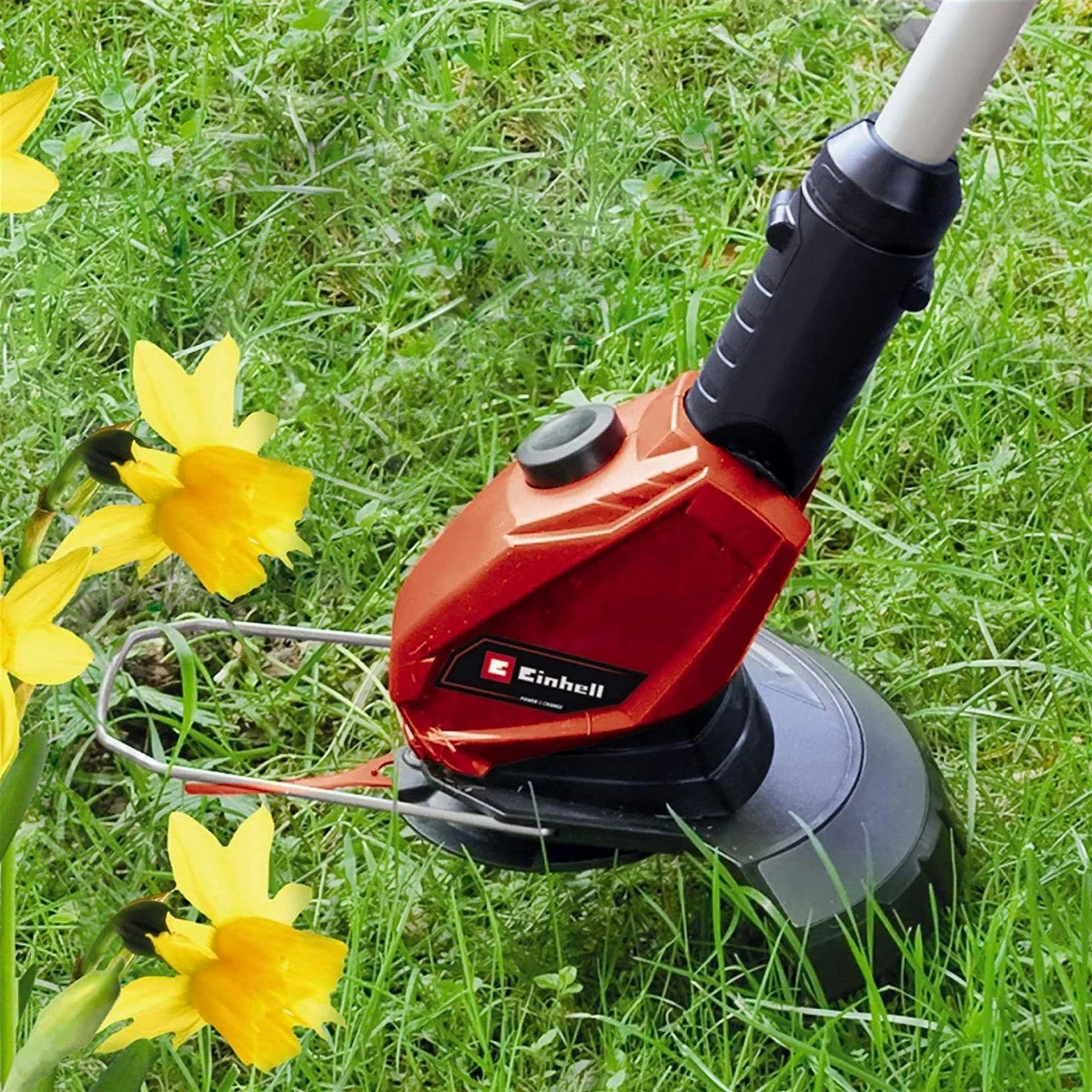 Einhell GE-CT 18 Li-Solo Akku-Rasentrimmer, teleskopierbar, inkl. Starterkit 2,0 Ah 2