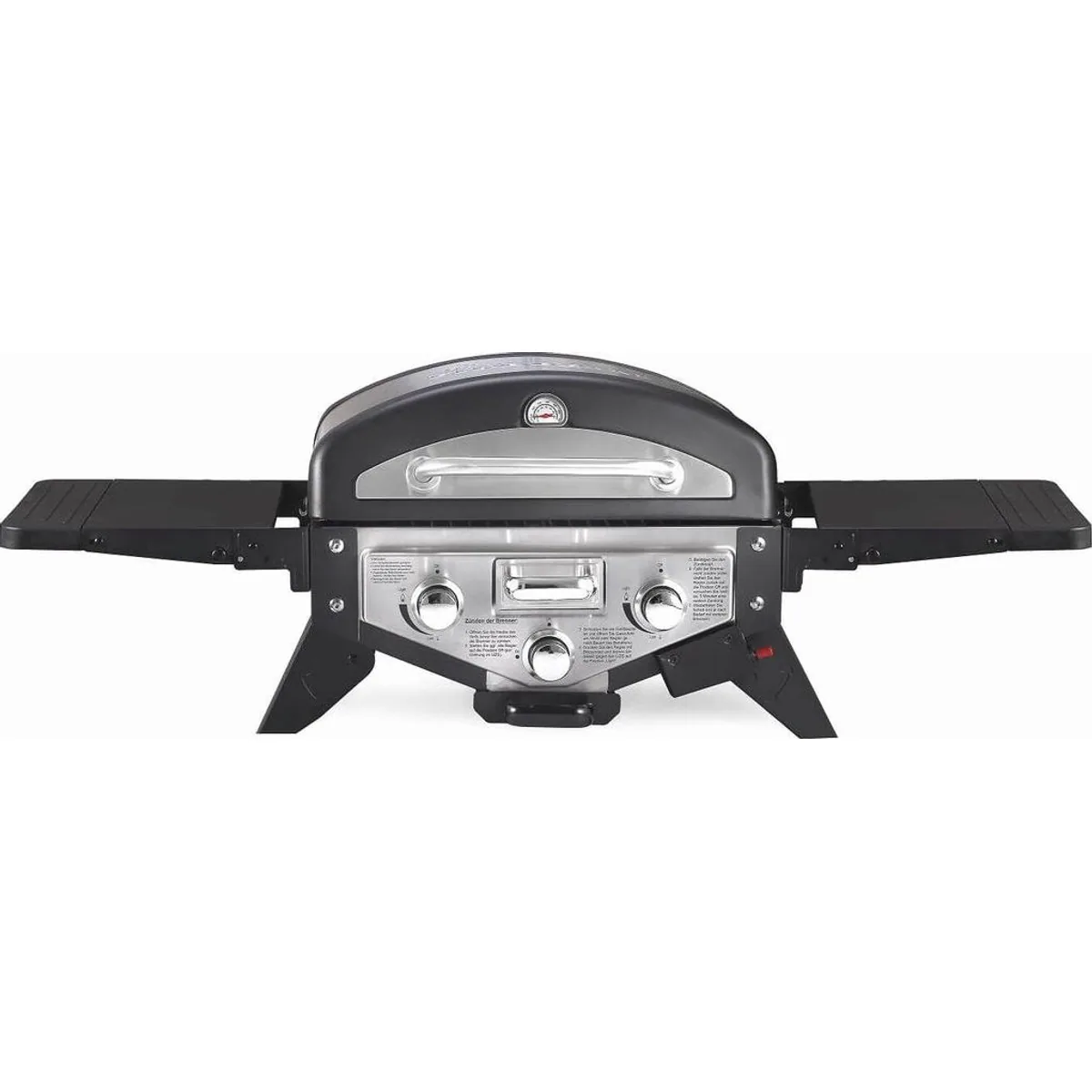 El Fuego Medison Tischgasgrill, kompakt, mit Aromabox und zwei Brennern 5