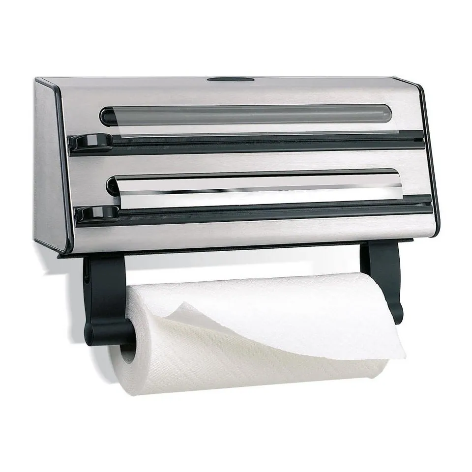 Emsa Folienspender Contura, präzise Schneidetechnologie, elegantes Design, einfache Handhabung