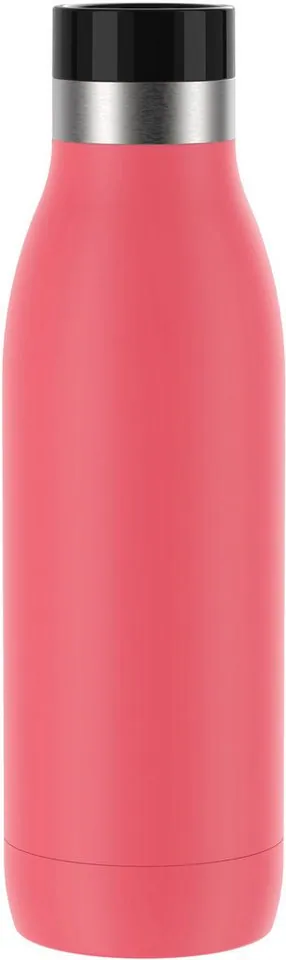 Emsa Bludrop Isolierflasche, Edelstahl, 360° Trinkgenuss, 12h warm/24h kühl